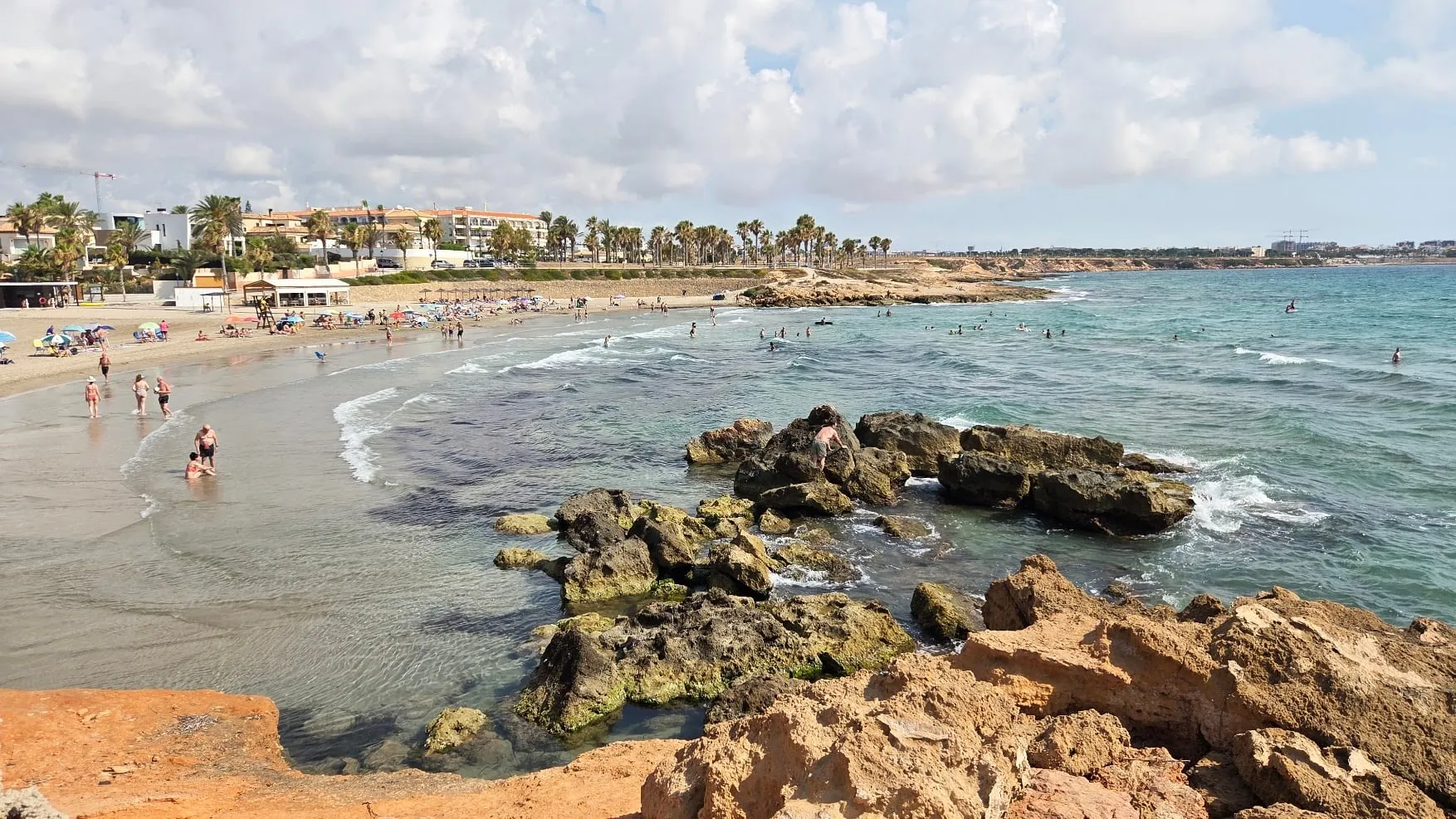 Cala Estaca sandy beach in the Playa Flamenca area