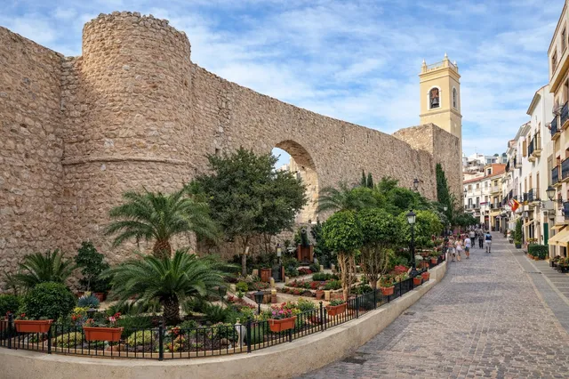 Historic old town in Calpe