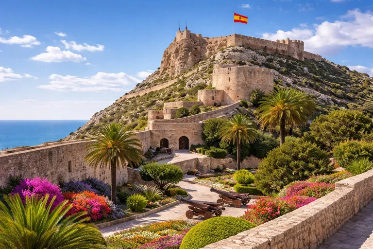 Santa Bárbara Castle above Alicante